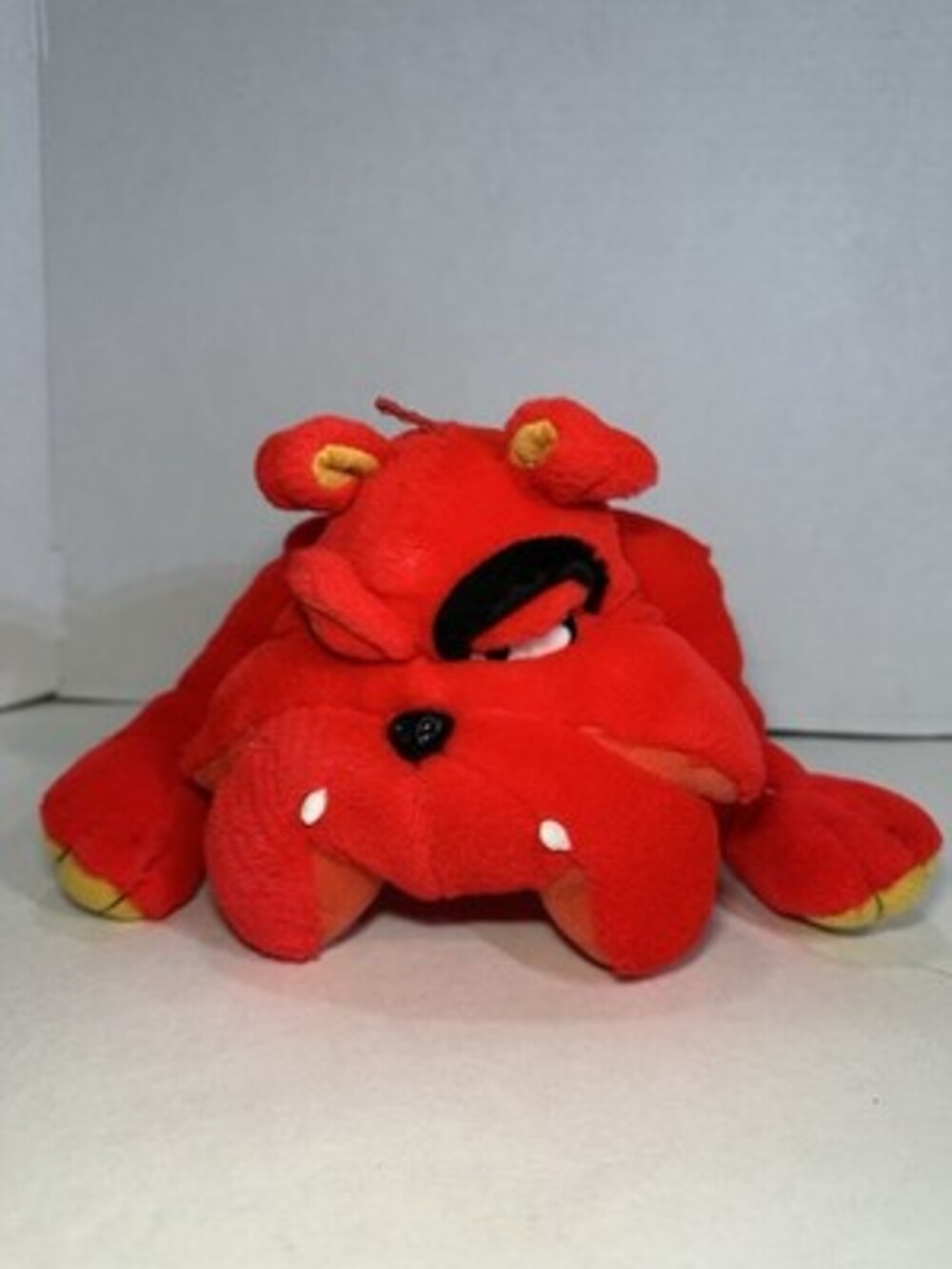 VINTAGE 1995 RED BULLDOG 6” X 8” PLUSH LIBERTY TOY